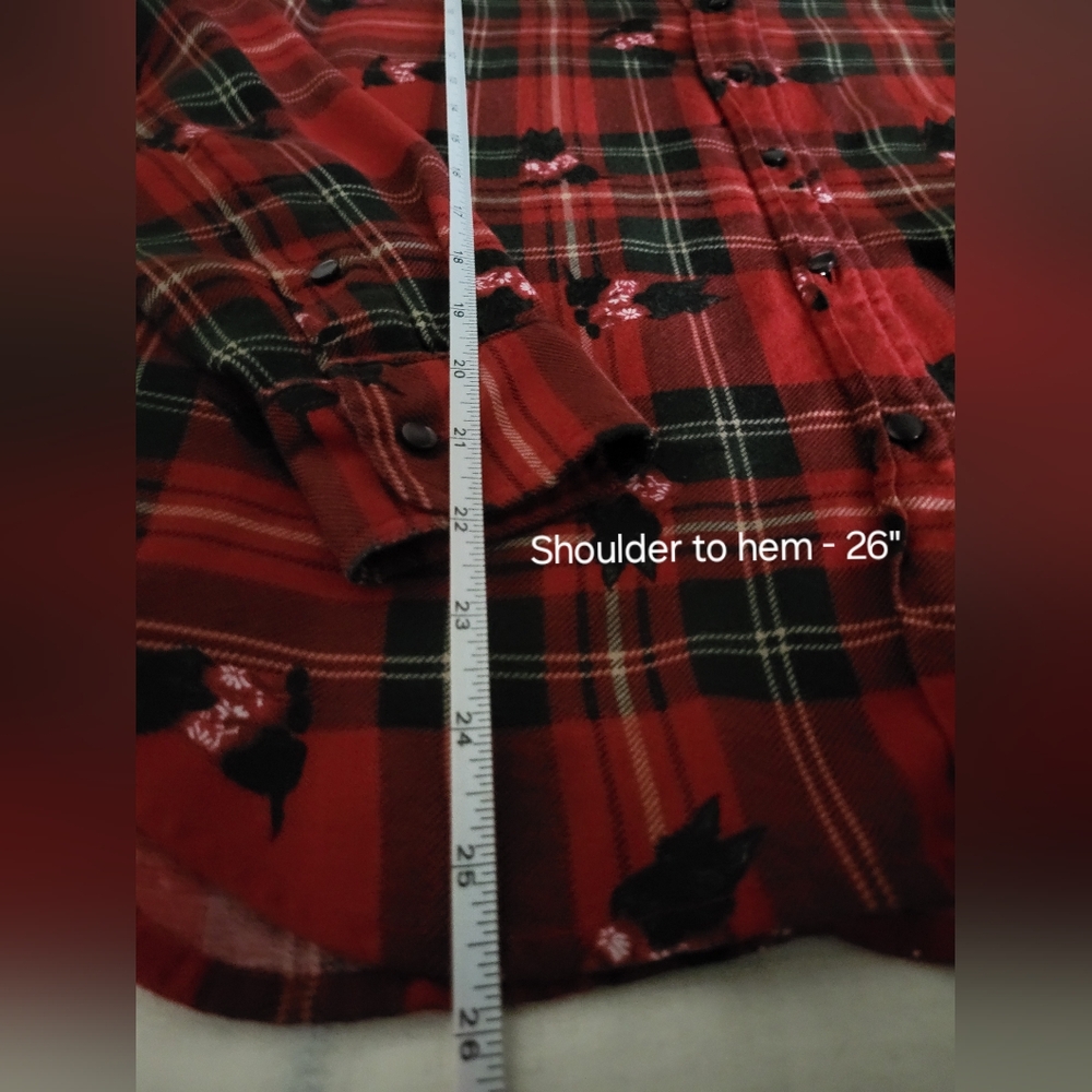 Lauren Ralph Lauren Red Plaid Button Down Shirt - Picture 6 of 12